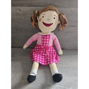 Pinkalicious Plush Stuffed Doll Book Character Toy Victoria Kann Pink